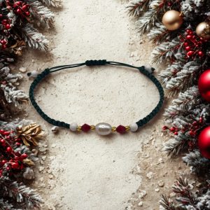 Brățară “Pearl Glow” – Eleganță de Sărbătoare - imagine 2