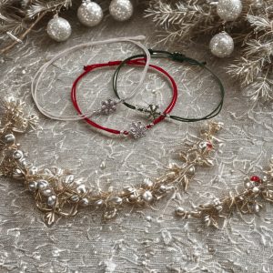 Brățară delicată cu charm fulg de nea – rafinament în fiecare detaliu - imagine 2